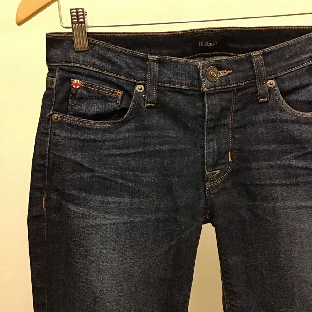 Hudson 27 (US 4) Krista Ankle Super Skinny Raw Release Hem Women’s Jeans Niya - Picture 7 of 13